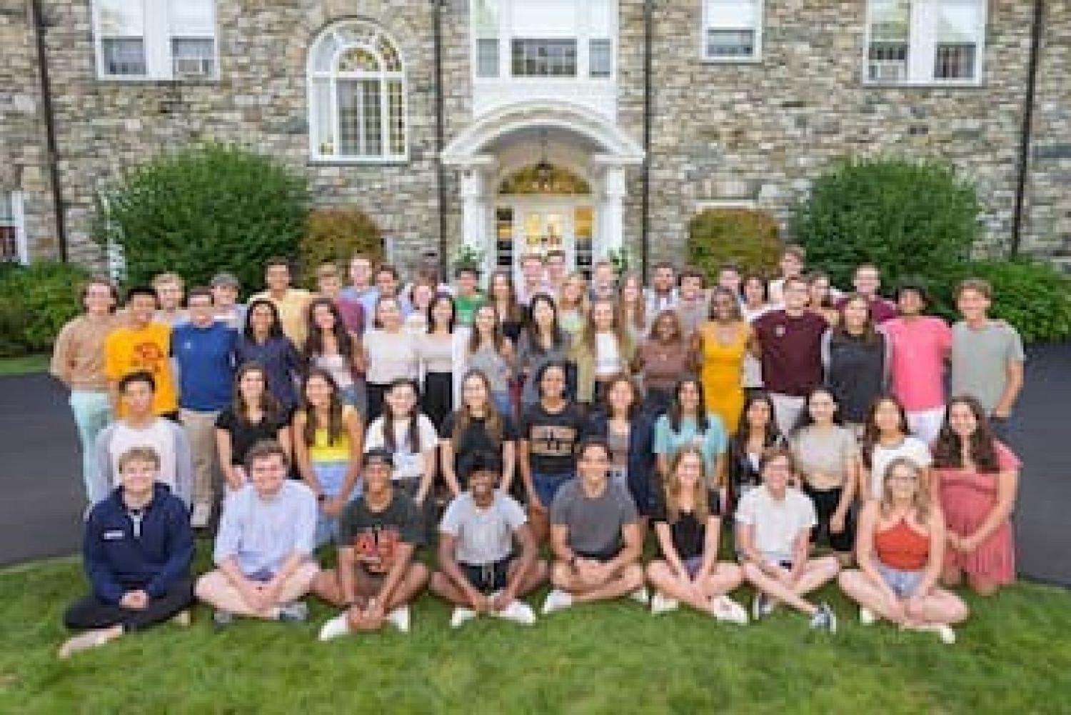 A group photograph of the Presidential Scholars