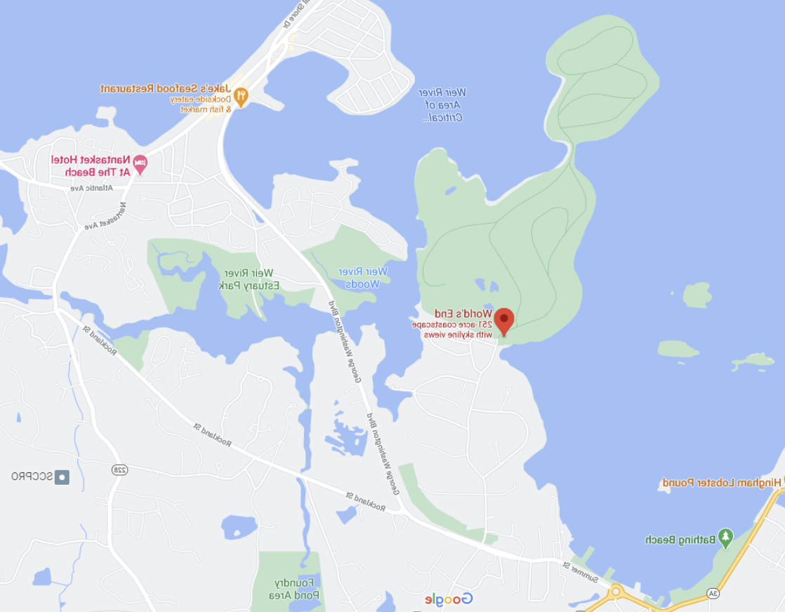 Map Image of Cohasset Location