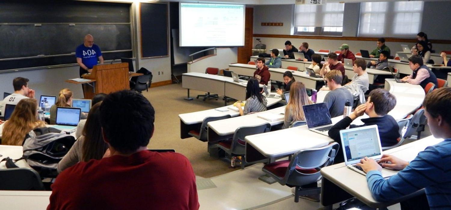 students in a classroom