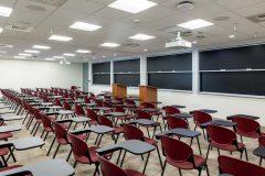 Classroom space for one of four new academic programs housed in the facility.