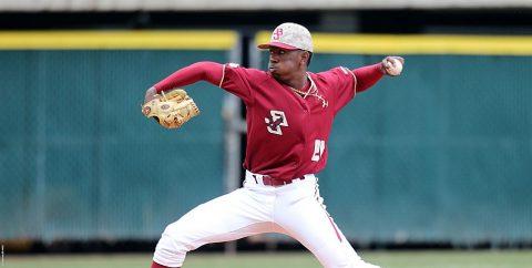 Baseball America All-American Justin Dunn of the BC Eagles